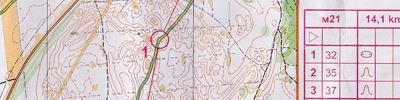 Orienteering map - Осенний чемпионат Нижегородской области. 1-й круг