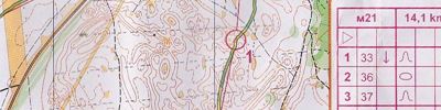 Orienteering map - Осенний чемпионат Нижегородской области. 2-й круг