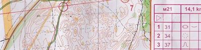 Orienteering map - Осенний чемпионат Нижегородской области. 3-й круг