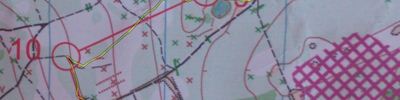 Карта спортивного ориентирования - Кубок области