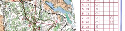 Orienteering map - ПР классика 1 круг