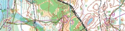 Orienteering map - VII Мемориал Александра Чистякова круг 1