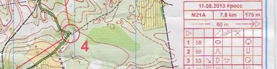 Orienteering map - Тамбовский Волк  2013