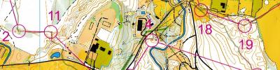Orienteering map - Соревнования "Памяти В.Н.Михайловой"
