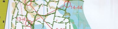 Orienteering map - Кубок области