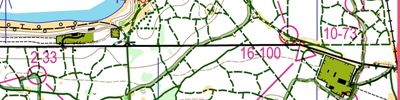 Orienteering map - По горячим следам в Токарево