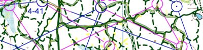 Orienteering map - ПМ Фрязино 1 круг