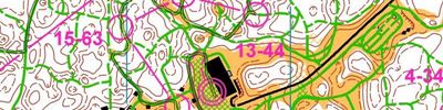 Orienteering map - Открытый Кубок Дзержинска