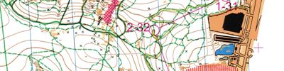 Orienteering map - OMR 1 круг