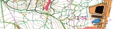 Orienteering map - OMR 2 круг