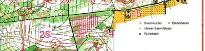 Orienteering map - Bavarian Orinteering Tour 2018, stage 1