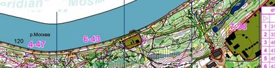 Orienteering map - Московский Меридиан, весна 2019, этап 7