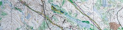 Orienteering map - SM-Viestit