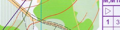Orienteering map - Чемпионат Нижегородской области. Спринт - общий старт. 1й круг.