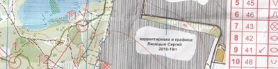 Orienteering map - Весенний замес