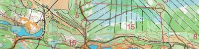 Orienteering map - приз КСО Легенда