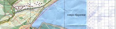 Карта за ориентиране - Чемпионат Нижегородской области - МАРАФОН