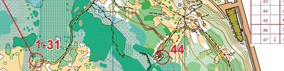 Orienteering map - Весенний кубок ТК МАИ 2019, этап 2