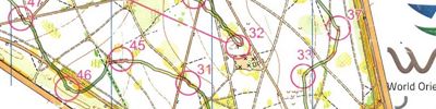 Orienteering map - World Orienteering Day, Открытое первенство СШ102 и КСО "Хорошево"