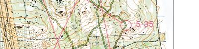 Orienteering map - Ural 2d