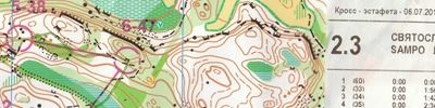 Orienteering map - SAMPO