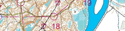 Карта за ориентиране - World Masters Orienteering Championships 2019. Long Final A.