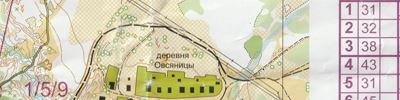 Карта за ориентиране - Всероссийские  соревнования