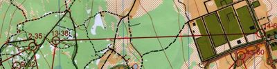 Orienteering map - mtbo, Чемпионат России, Ковров, масс старт