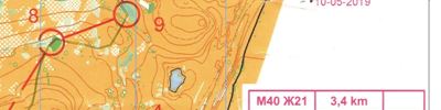 Orienteering map - В гостях у Натали