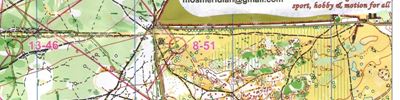 Orienteering map - Московский меридиан (этап 12)