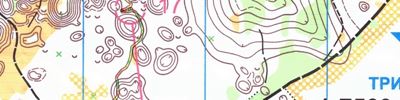 Карта спортивного ориентирования - Тренировочные старты от клуба "Белые ночи"