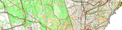 Карта спортивного ориентирования - Дзержинск 5