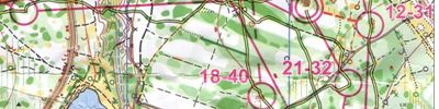 Карта спортивного ориентирования - Московский меридиан, весна 2020 (этап 17)