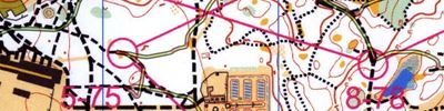 Карта за ориентиране - mtbo, осенний призыв, козино, день 1