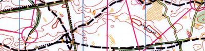 Карта за ориентиране - mtbo, осенний призыв, Козино, день 2