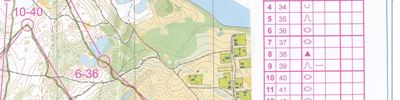Карта за ориентиране - Осенняя тренировка 3