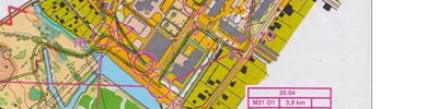 Карта за ориентиране - Чемпионат Нижегородской области. Спринт