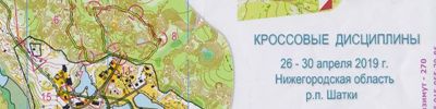 Orienteering map - Чемпионат Приволжского федерального округа. Кросс-классика общий старт. 2 круг