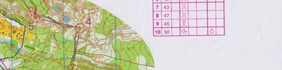 Карта за ориентиране - Чемпионат Нижегородской области. Класскика-общий старт. 1 круг