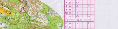Карта за ориентиране - Чемпионат Нижегородской области. Класскика-общий старт. 2 круг