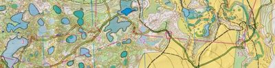 Карта за ориентиране - Волжские просторы. 3 день