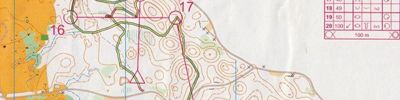 Orienteering map - Croatia Open. Stage 3