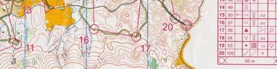 Orienteering map - Croatia Open. Stage 5