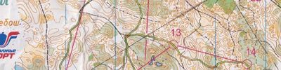 Orienteering map - Сосновый дебош. Классика