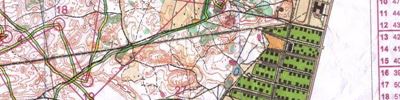 Карта спортивного ориентирования - Тренировочный старт