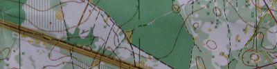 Карта за ориентиране - Первенство России. 3-х этапная эстафета