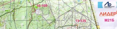 Orienteering map - Московский компас. 2 день