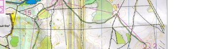 Orienteering map - Мемориал имени Лебединского. 1 день