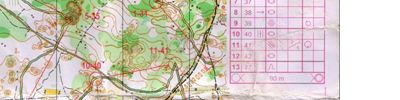 Карта за ориентиране - Волжские просторы. 1 день