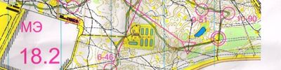Orienteering map - Дубравушка. 2 круг